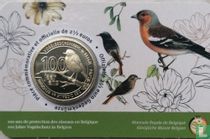 Belgium 2½ euro 2022 (coincard - FRA) "100 years Bird Protection in Belgium"