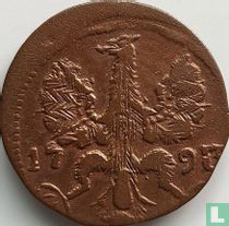 Aachen 4 Heller 1793 (Prägefehler)