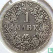 Duitse Rijk 1 mark 1880 (F)