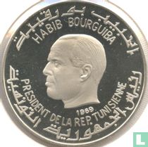 Tunisia 1 dinar 1969 (PROOF - without FM) "Thysdrus El Djem"