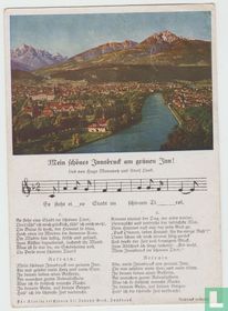Mein schönes Innsbruck am grünen Inn -Alleinverlag Karl Redlich - Tirol Österreich Ansichtskarten - Song Lyrics Postcard