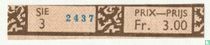 Sie 3 2437 - Prix-Prijs 3.00 Fr. 
