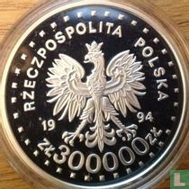 Pologne 300000 zlotych 1994 (BE) "50th anniversary Warsaw uprising"
