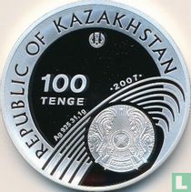 Kazakhstan 100 tenge 2007 (PROOF) "2008 Summer Olympics in Beijing"