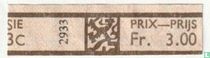 Sie 3C 2938 - Prix-prijs Fr 3.00
