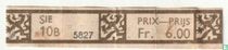 Sie 10B 5827 - Prix-Prijs Fr 6.00