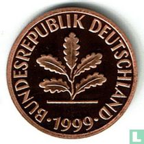 Duitsland 1 pfennig 1999 (PROOF - D)