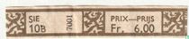 Sie 10B 7001 - Prix-Prijs Fr. 6.00