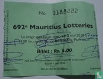 692e Mauritius loteries (verte)