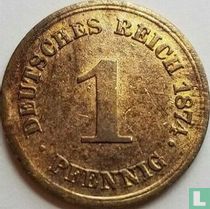 Duitse Rijk 1 pfennig 1874 (E)