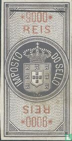 Imposto do sello 9000 Reis