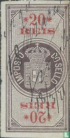Imposto do sello 20 Reis