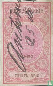 Imposto do sello 30 Reis