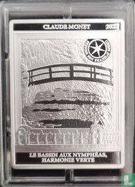 Frankrijk 10 euro 2022 (PROOF) "Waterlily pond - Symphony in green"