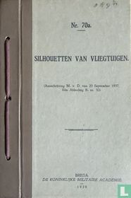 Silhouetten van vliegtuigen