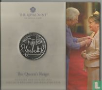 Royaume-Uni 5 pounds 2022 (folder) "The Queen's reign - The bestowing of her honours"
