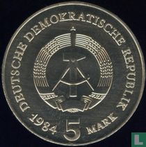 DDR 5 mark 1984 "Berlin capital of the GDR"