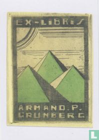 Bookplate for Armand P. Grunberg