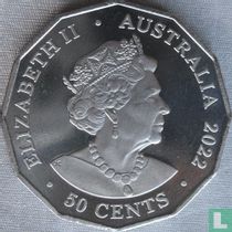 Australien 50 Cent 2022 "70th anniversary Accession of Queen Elizabeth II"