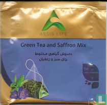 Green Tea and Saffron Mix 