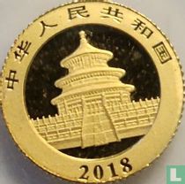 China 10 Yuan 2018 (Gold) "Panda"