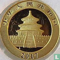 China 10 Yuan 2017 (Gold) "Panda"