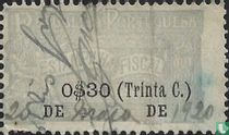 Estampilha fiscal  0$30