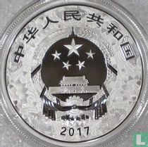 China 10 yuan 2017 (PROOF - type 1) "Year of the Rooster"