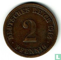 Duitse Rijk 2 pfennig 1912 (A) kopen