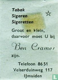 Tabak Sigaren Sigaretten Ben Cramer