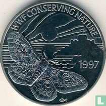 Guernsey 2 pounds 1997 "Emperor moth"