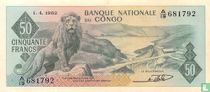 Congo 50 Francs 1962