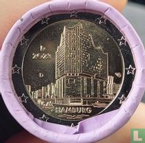 Allemagne 2 euro 2023 (D - rouleau) "Hamburg"