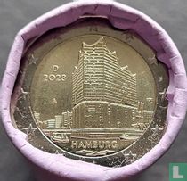 Allemagne 2 euro 2023 (A - rouleau) "Hamburg"