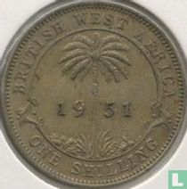 Afrique de l'Ouest britannique 1 shilling 1951 (KN)