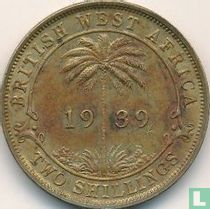 Afrique de l'Ouest britannique 2 shillings 1939 (H)