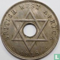 Afrique de l'Ouest britannique 1 penny 1918