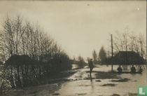 Overstroming 1916 nabij Wolvega.
