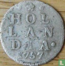Holland 2 stuiver 1757 (1757/6)