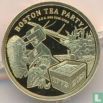 Congo-Brazzaville 100 francs 2023 (PROOF) "250 years Boston Tea Party"