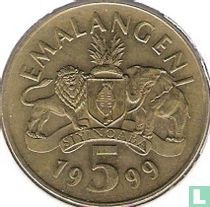 Swaziland 5 emalangeni 1999