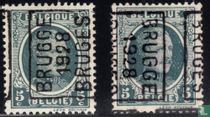 "BRUGGE 1928 BRUGES" 5c A+B acheter