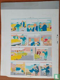 Originele inkleuring De koddige kater