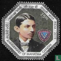 Mohandas Karamchand Gandhi als junger Mann
