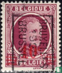 King Albert I, with overprint