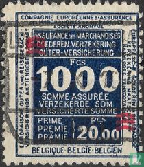 Verzekering Bagage - waarde 1000 premie 20,-