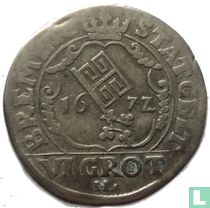 Brême 6 grote 1672