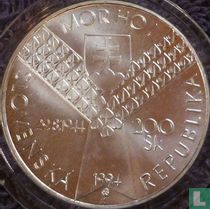Slowakije 200 korun 1994 "50th anniversary D-Day and Slovak Uprising in 1944"