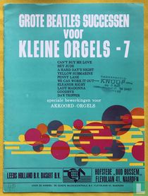 Grote Beatles successen voor kleine orgels - 7