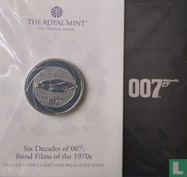 Royaume-Uni 5 pounds 2023 (folder) "Six decades of 007 - Bond films of the 1970s"
